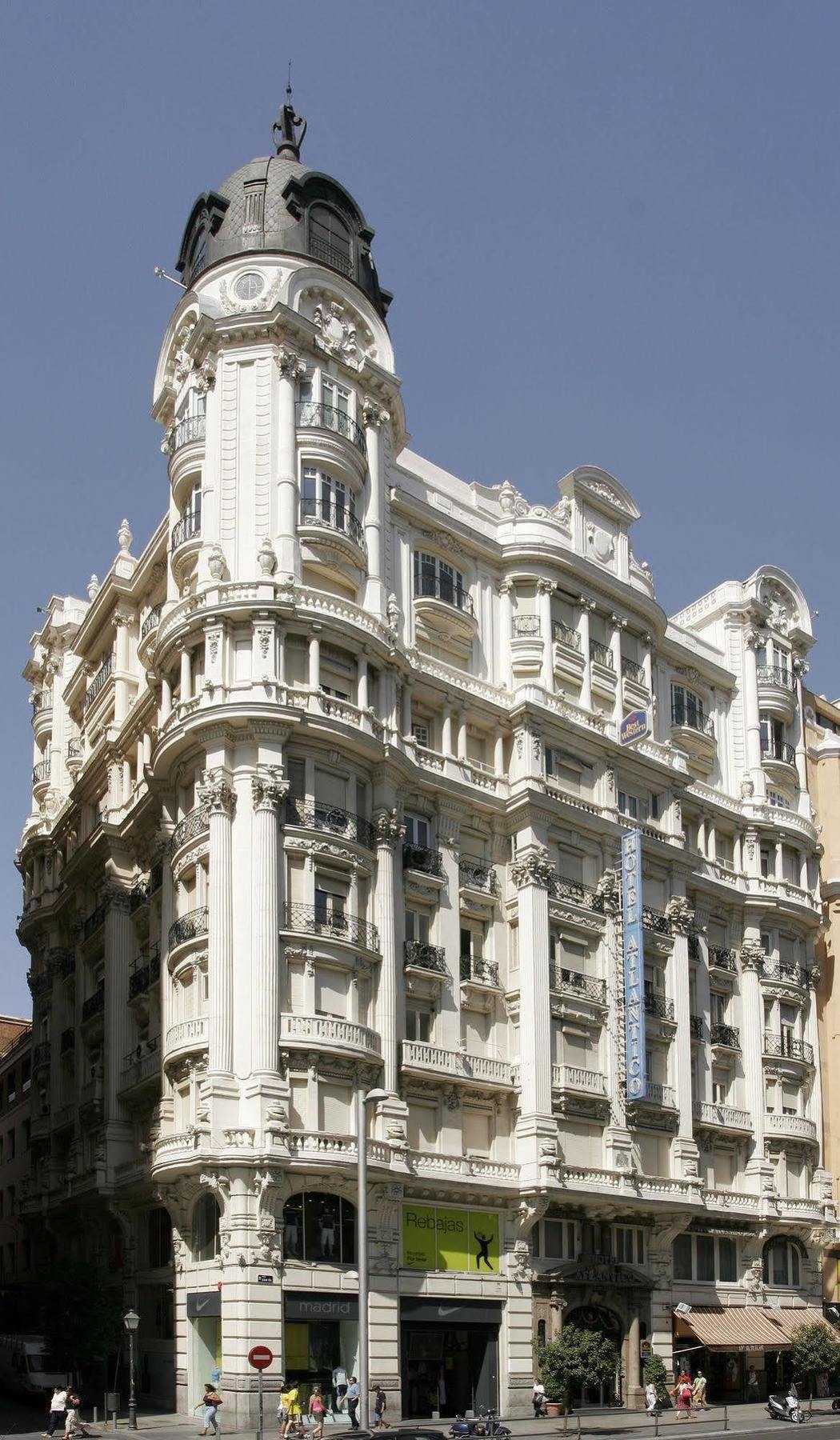 Hotel Atlantico Мадрид Экстерьер фото